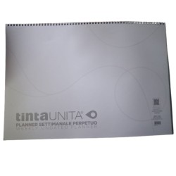 Planner settimanale sottomano 2026 spiralato 49x34cm con penna colori assortiti
