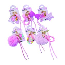 Portachiavi con ciondoli e cordini Girabrilla Glamour modelli assortiti