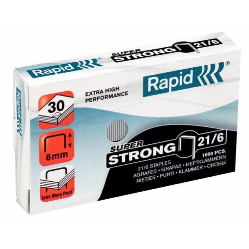 Punti per cucitrice 21/6 super strong...