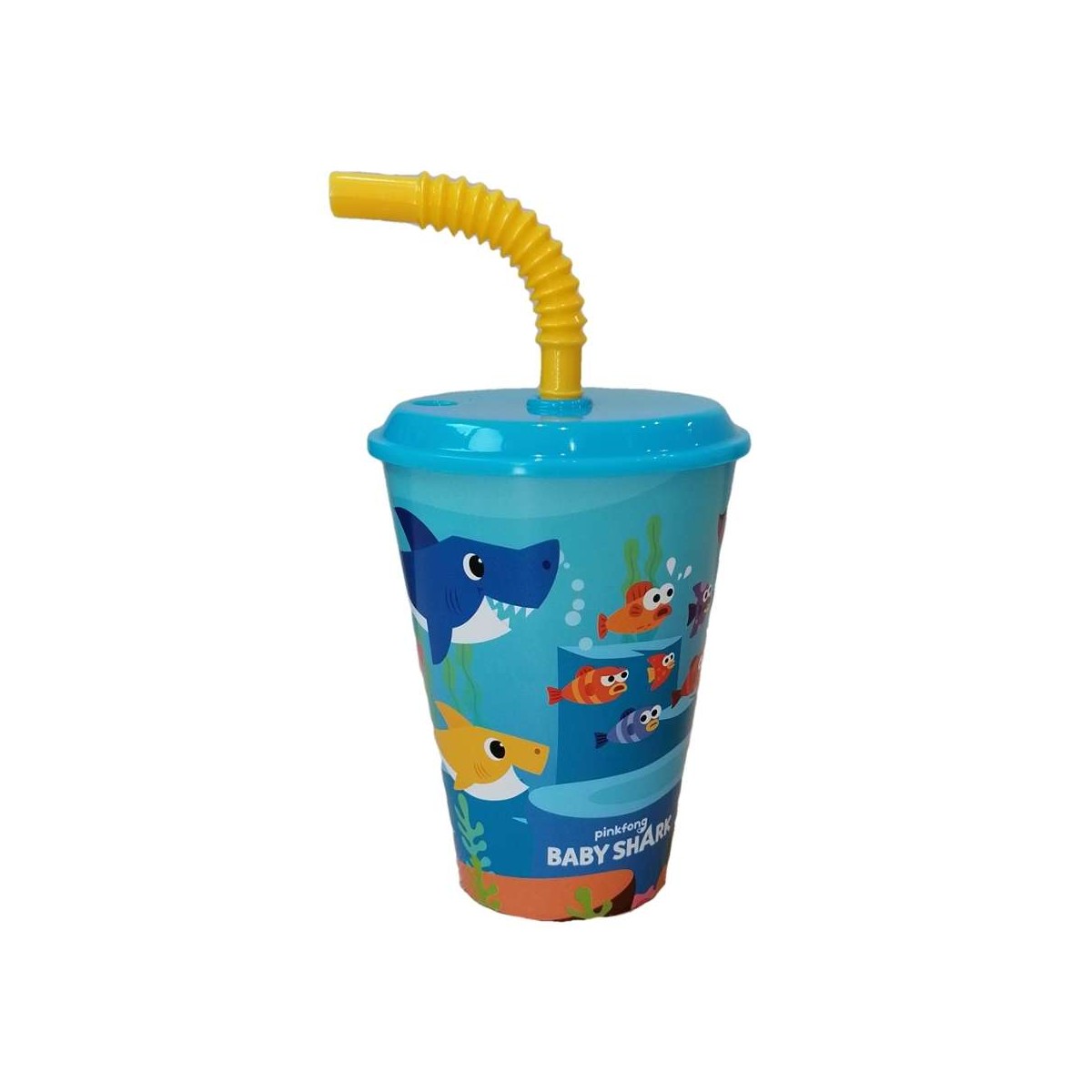 Sliner 120 Bicchieri Usa E Getta 350ml Con Cannucce Di Carta - Motivi Ape E Girasole Per Feste