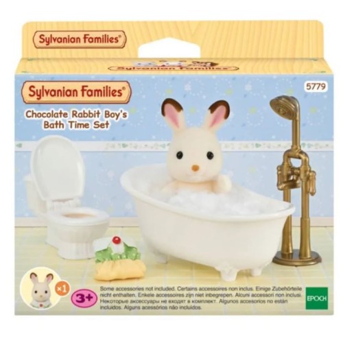 Sylvanian Families Chocolate Rabbit Boy's Bath...