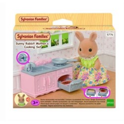 Sylvanian Families Sunny Rabbit Mother's Cooking Set Set da cucina di Mamma Coniglio Sole