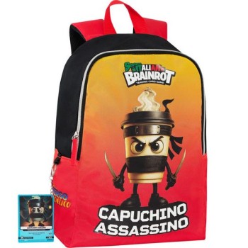 Zaino Tempo Libero Cappuccino Assassino Italian Brainrot