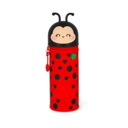 Astuccio Coccinella Legami 2-in-1 Kawaii in Silicone Ladybug "Get Lucky"