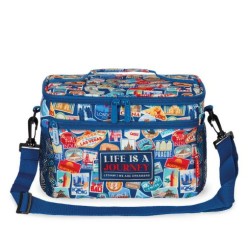 Borsa Porta Pranzo 7,7 l - Travel Stickers - Lunch Bag Legami