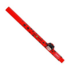 Penna Coccinella Legami Lovely Friends Inchiostro Rosso Gel con Animaletto Decorativo Ladybug "Get Lucky"