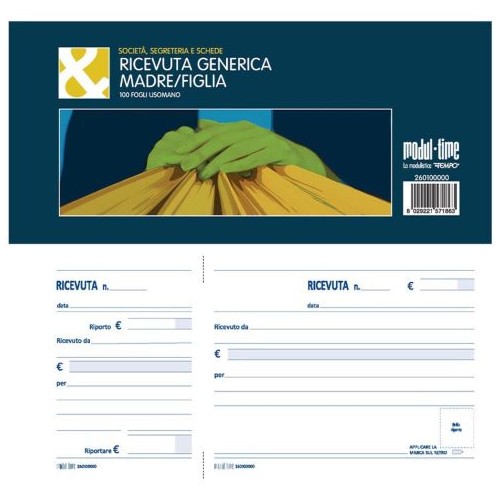 Blocco Ricevute Generiche Madre/Figlia...