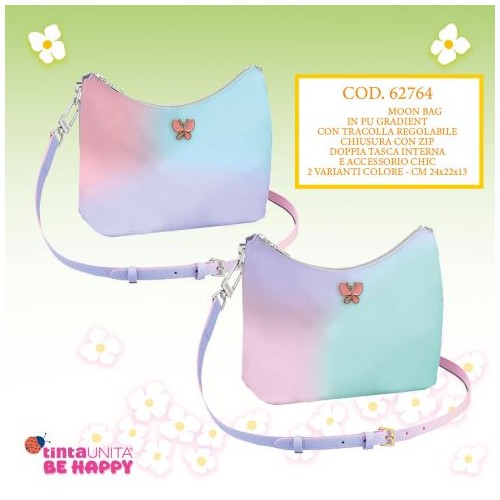 Borsa con tracolla Moon Bag in Pu Gradient...