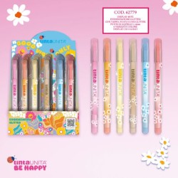 Evidenziatori Glitterati colori assortiti Tinta Unita Be Happy