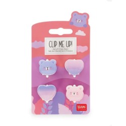 Set di 4 Mini Mollette per Capelli Teddy - Clip me up! Legami Orso