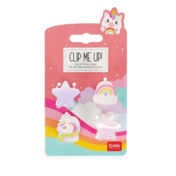 Set di 4 Mini Mollette per Capelli Unicorn - Clip me up!...