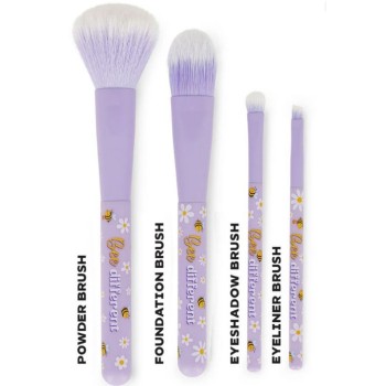 Set di 4 Pennelli per il Trucco Bee - Oh My Glow! Legami Ape