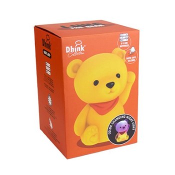 LAMPADA IN SILICONE SUPER SOFT CAMBIA COLORE - LUKE THE BEAR