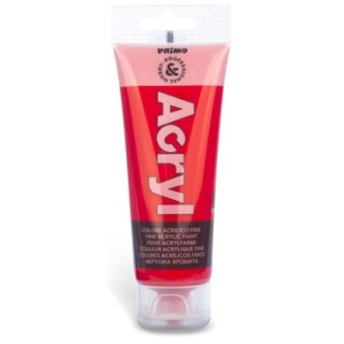 Tempera acrilica rosso vermiglione tubo 75ml