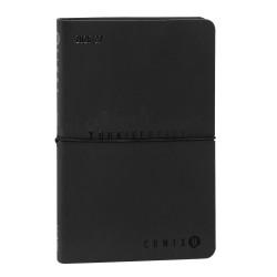 AGENDA ACCADEMICA DIARIO 2026/2027 13 MESI SETTIMANALE MEDIO COMIX U YOUNIVERCITY ALL BLACK