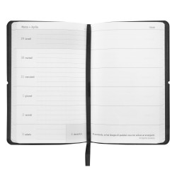 AGENDA ACCADEMICA DIARIO 2026/2027 13 MESI SETTIMANALE MEDIO COMIX U YOUNIVERCITY BLACK WHITE