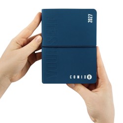 AGENDA ACCADEMICA DIARIO 2026/2027 16 MESI GIORNALIERA MEDIA MINI COMIX U YOURSELF BLU