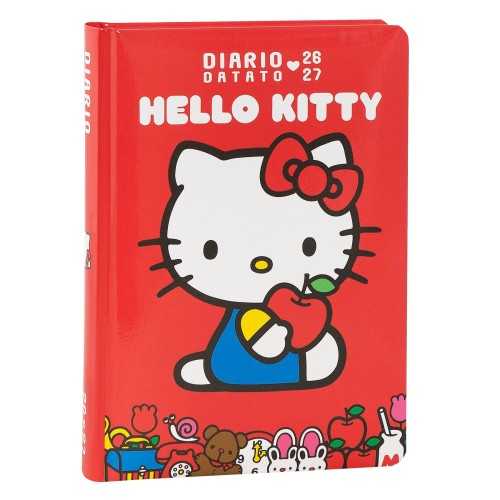 DIARIO DATATO 2026/2027 ROSSO HELLO KITTY