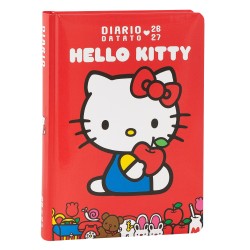 DIARIO DATATO 2026/2027 ROSSO HELLO KITTY