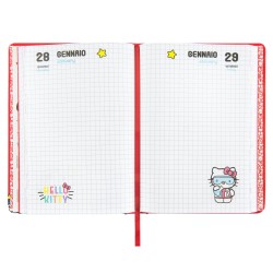 DIARIO DATATO 2026/2027 ROSSO HELLO KITTY