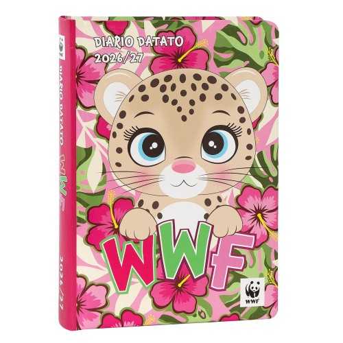 DIARIO DATATO 2026/2027 12 MESI WWF GHEPARDO...