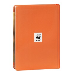 DIARIO DATATO 2026/2027 12 MESI WWF LEOPARDO ILLUSTRATO