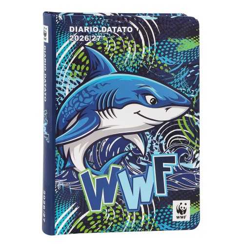 DIARIO DATATO 2026/2027 12 MESI WWF SQUALO...