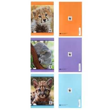 MAXI QUADERNO A4 QUADRETTI MEDI 5MM WWF FOTOGRAFICO