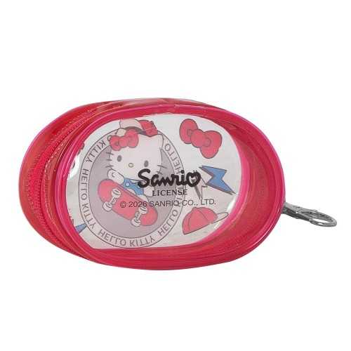 PORTATUTTO OVALE FUXIA HELLO KITTY LEISURE