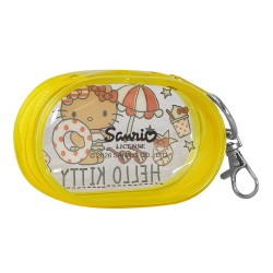 PORTATUTTO OVALE GIALLO HELLO KITTY LEISURE