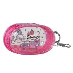PORTATUTTO OVALE ROSA HELLO KITTY LEISURE