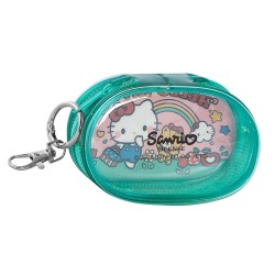 PORTATUTTO OVALE VERDE HELLO KITTY LEISURE