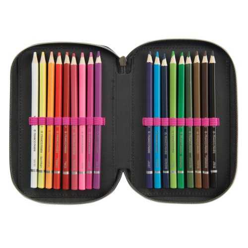 ASTUCCIO PORTACOLORI 3 ZIP BRAINROT BALLERINA