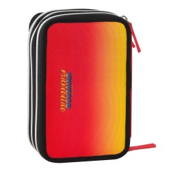 ASTUCCIO PORTACOLORI 3 ZIP BRAINROT CAPPUCCINO