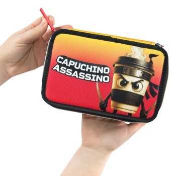 ASTUCCIO PORTACOLORI 3 ZIP BRAINROT CAPPUCCINO 2
