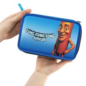 ASTUCCIO PORTACOLORI 3 ZIP BRAINROT TUNG TUNG 2