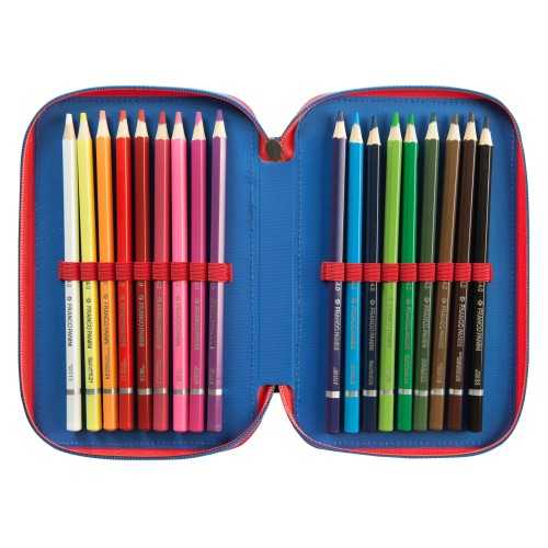 ASTUCCIO PORTACOLORI 3 ZIP SUPERMARIO