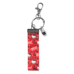 PORTACHIAVI NASTRO ROSSO HELLO KITTY LEISURE