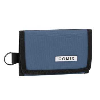 PORTAFOGLIO MONOCOLORE DUSTY BLUE COMIX