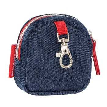 PORTAMONETE BLU CON MOSCHETTONE HELLOKITTY LEISURE 2