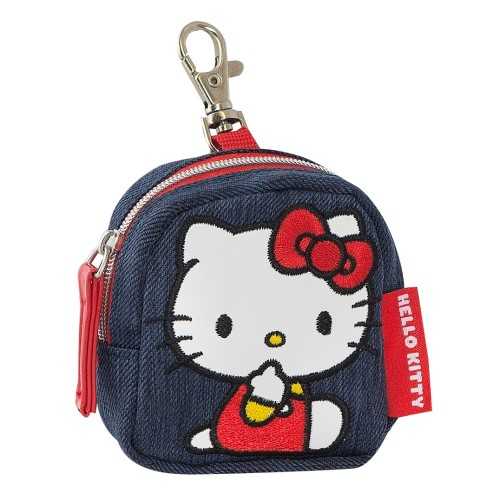 PORTAMONETE BLU CON MOSCHETTONE HELLOKITTY LEISURE