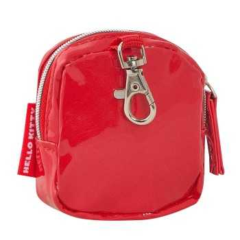 PORTAMONETE ROSSO CON MOSCHETTONE HELLOKITTY LEISURE 2