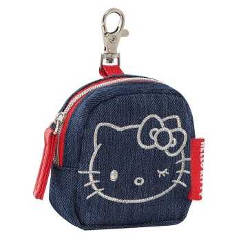 PORTAMONETE SILVER CON MOSCHETTONE HELLOKITTY LEISURE