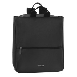 BORSA TOTE BACKPACK MONOCOLORE NERO COMIX
