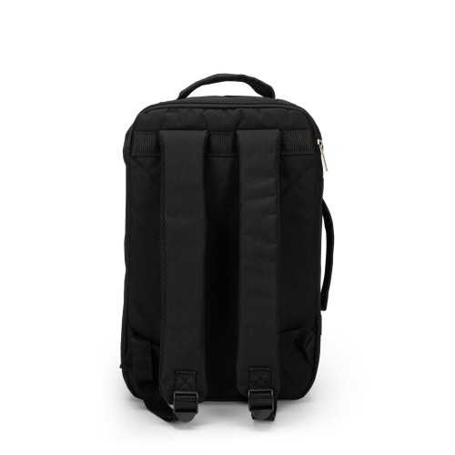 ZAINO TRAVEL BACKPACK MONOCOLORE NERO COMIX