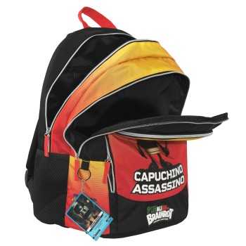 ZAINO SCUOLA CAPPUCCINO ASSASSINO SKIFIDOL ITALIAN BRAINROT 2