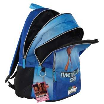 ZAINO SCUOLA ORGANIZZATO TUNG TUNG SKIFIDOL ITALIAN BRAINROT 2