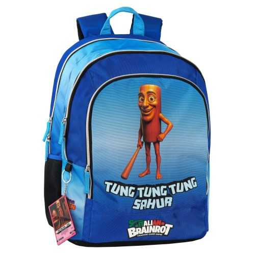 ZAINO SCUOLA TUNG TUNG SAHUR SKIFIDOL ITALIAN...