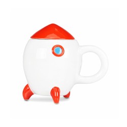 TAZZA IN CERAMICA CON TAPPO SPAZIO CARTOMANIA CHILL & REFILL