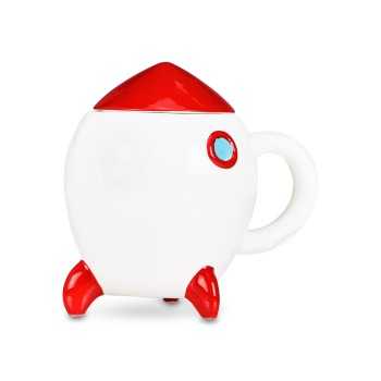 TAZZA IN CERAMICA CON TAPPO SPAZIO CARTOMANIA CHILL & REFILL 2